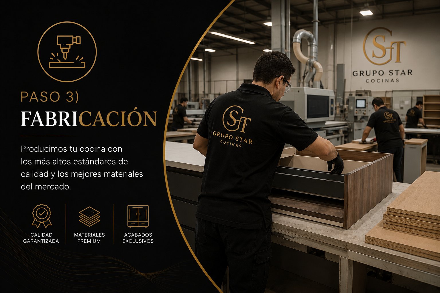Paso 3 Fabricación Grupo Star