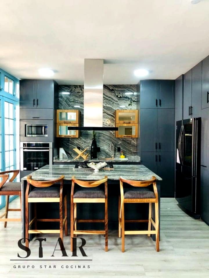 Cocina blanca y madera portada